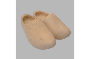 clogs for decoration color natural 29 x 12 cm