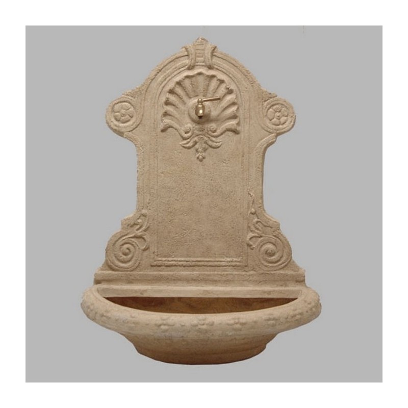 Nostalgie de fontaine de mur matériau polyester 92 x 72 cm