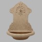 Nostalgie de fontaine de mur matériau polyester 92 x 72 cm