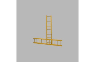 54 cm échelle jaune