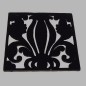 tapis pour vases et pots de fleurs 14 x 14 cm par 5 pcs