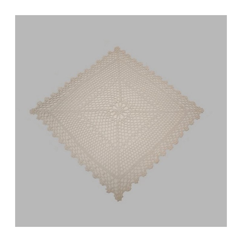 dentelle couleur crème renforcé 40 x 40 cm