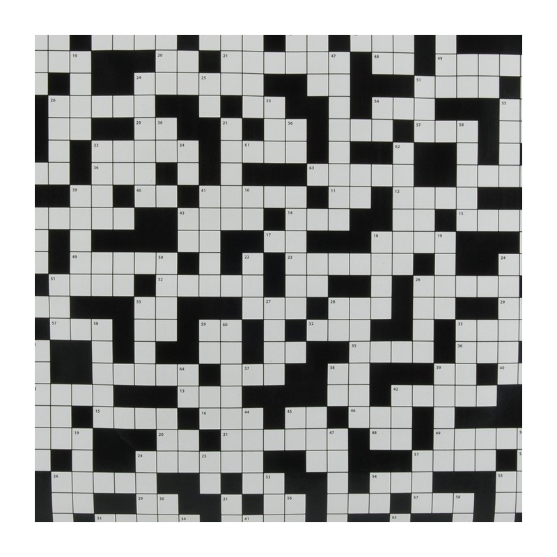 oilcloth design cross word puzzle width 140 cm