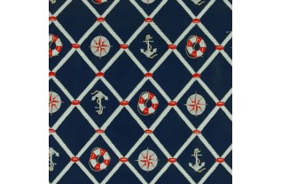 toile cirée marine bleu largeur 140 cm