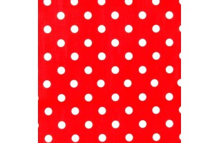 oilcloth design lollipop color red width 140 cm