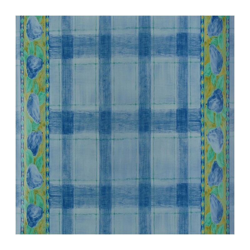 toile cirée bord de poire bleu longueur 79 cm largeur 140 cm toile cirée bord de poire bleu longueur 79 cm largeur 140 cm