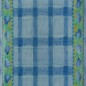 toile cirée bord de poire bleu longueur 79 cm largeur 140 cm