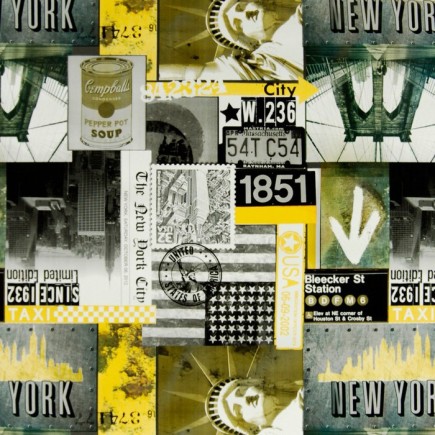 tafelzeil design New York breedte 140 cm