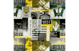 oilcloth design New York width 140 cm