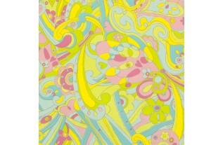 toile cirée conception Hippy Chic Gum largeur 140 cm