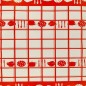 oilcloth design dinnerware red white width 140 cm