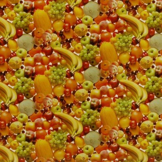 toile cirée conception des fruits largeur 140 cm