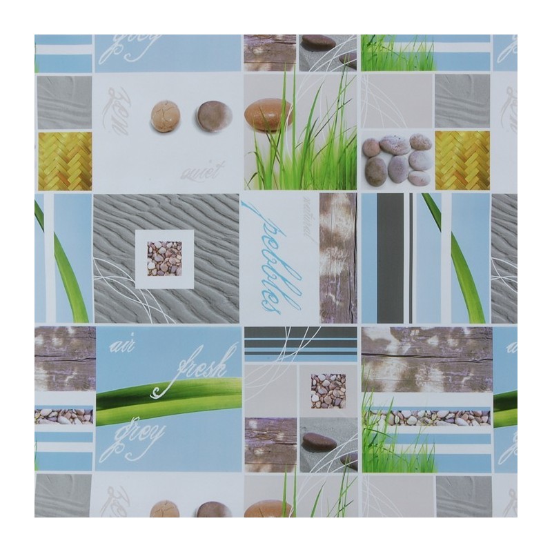 oilcloth design pebbles width 140 cm