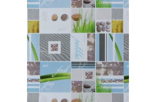 tafelzeil design pebbles breedte 140 cm