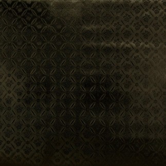 oilcloth design block and flower black width 140 cm
