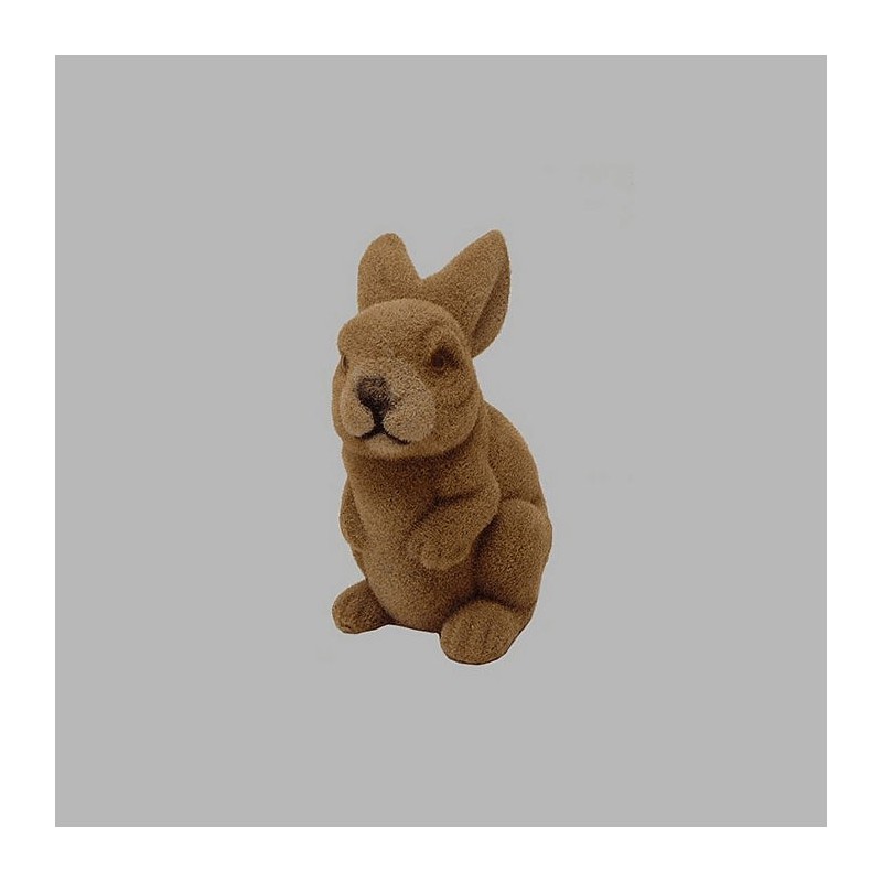 konijn vacht van vilt 13 x 20 cm