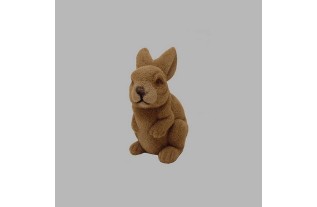 konijn vacht van vilt 13 x 20 cm