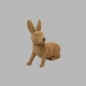 lapin de feutre 30 x 30 cm