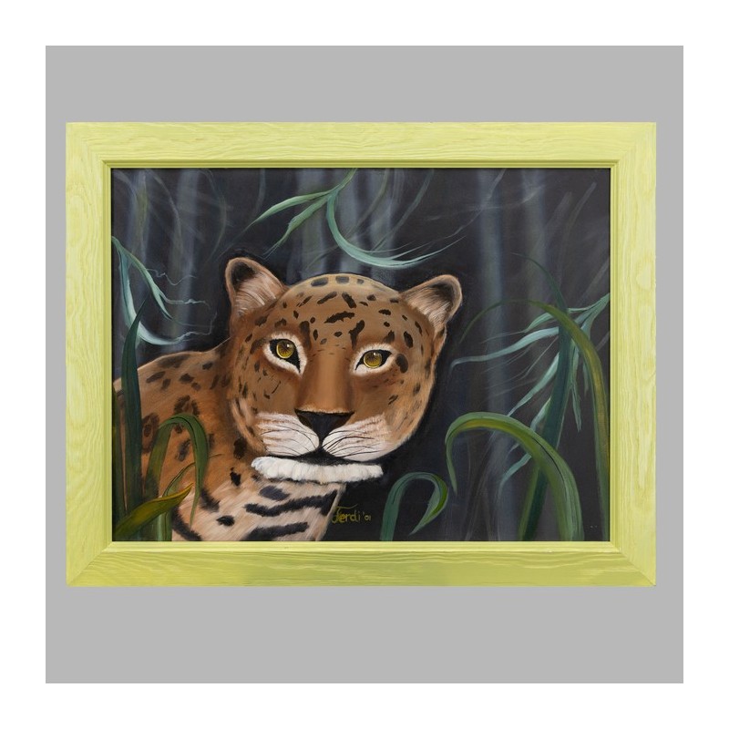 Painting the panther 60 x 70 cm