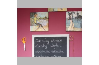 schilderijlijsten Parijs Rome New York en Venetie 28 x 28 cm