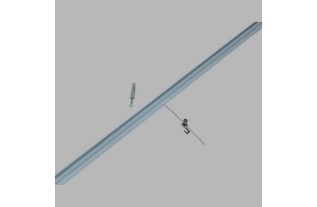 Cimaises top rail complet Arti Teq blanc 200 cm
