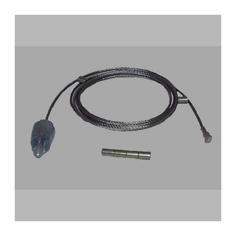 ophang staaldraad met contra gewicht lengte 150 cm