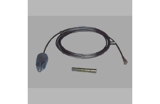 fil de suspension en acier avec contrepoids longueur 150 cm