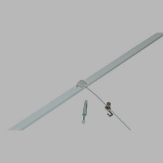 complete basic track Arti Teq color white 200 cm