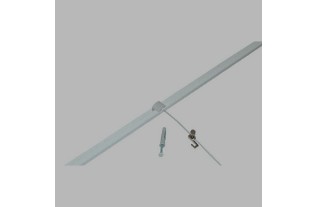 Cimaises basic rail pour tableaux Arti Teq blanc 200 cm