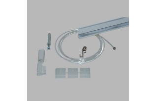 complete click rail Arti Teq kleur aluminium lengte 200 cm