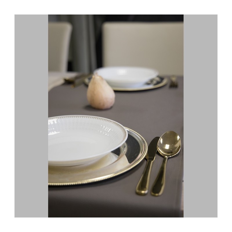 chemin de table aspect cuir 45 x 140 cm (en différentes couleurs)
