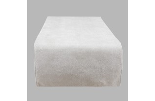 Chemin de table Trendy ivoire 45 x 135 cm