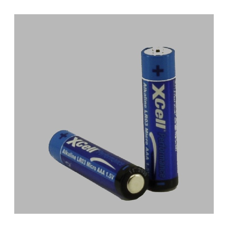 batterij Xcell micro AAA 1.5 V Alkaline LR03 per 2 stuks