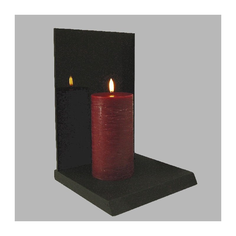 Uyuni LED kaars kleur Carmine Red 78 mm x 152 mm per stuk