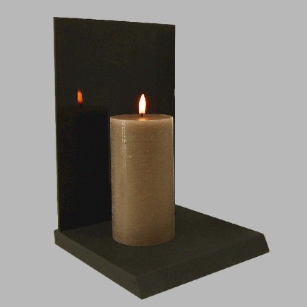 Bougie LED Uyuni couleur Pompeii Volcano 78 mm x 152 mm