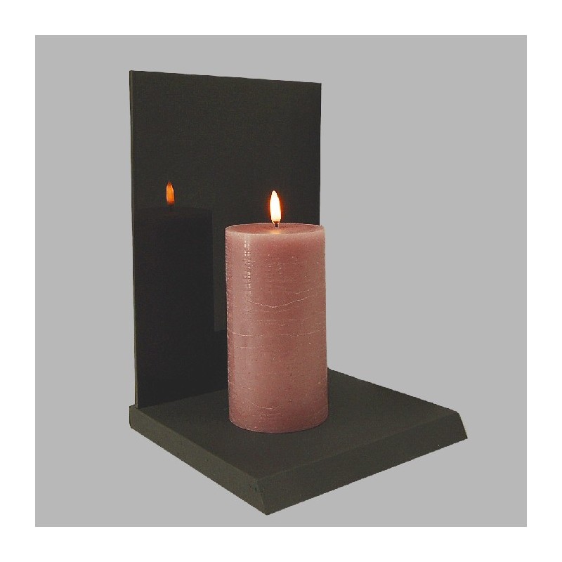 Uyuni LED kaars kleur Shabby Pink 78 mm x 152 mm per stuk