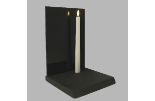 bougie LED Uyuni couleur Snow white 23 mm x 255 mm