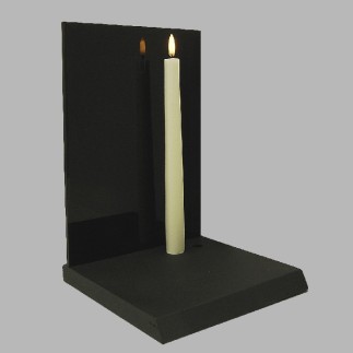 bougie LED Uyuni couleur old white 23 mm x 255 mm