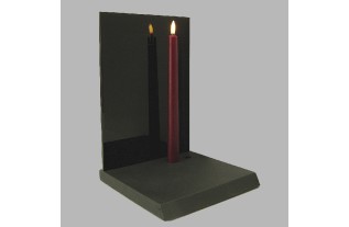 Uyuni LED candle color carmine red 23 mm x 255 mm