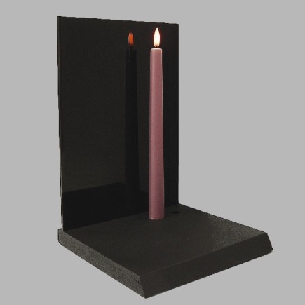 Uyuni LED candle color shabby pink 23 mm x 255 mm