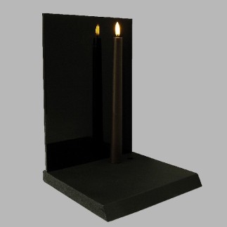 bougie LED Uyuni couleur umber brown 23 mm x 255 mm