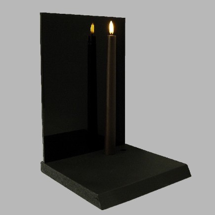 bougie LED Uyuni couleur umber brown 23 mm x 255 mm