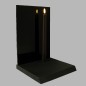 Uyuni LED candle color umber brown 23 mm x 255 mm