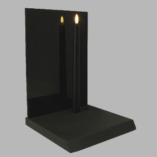 bougie LED Uyuni couleur cornwall black 23 mm x 255 mm