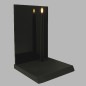 Uyuni LED kaars kleur cornwall black 23 mm x 255 mm