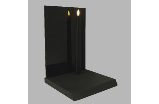 bougie LED Uyuni couleur cornwall black 23 mm x 255 mm