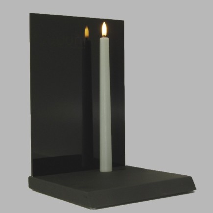 bougie LED Uyuni couleur Montmartre Grey 23 mm x 255 mm