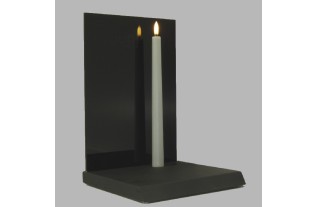 Uyuni LED candle color Montmartre Grey 23 mm x 255 mm