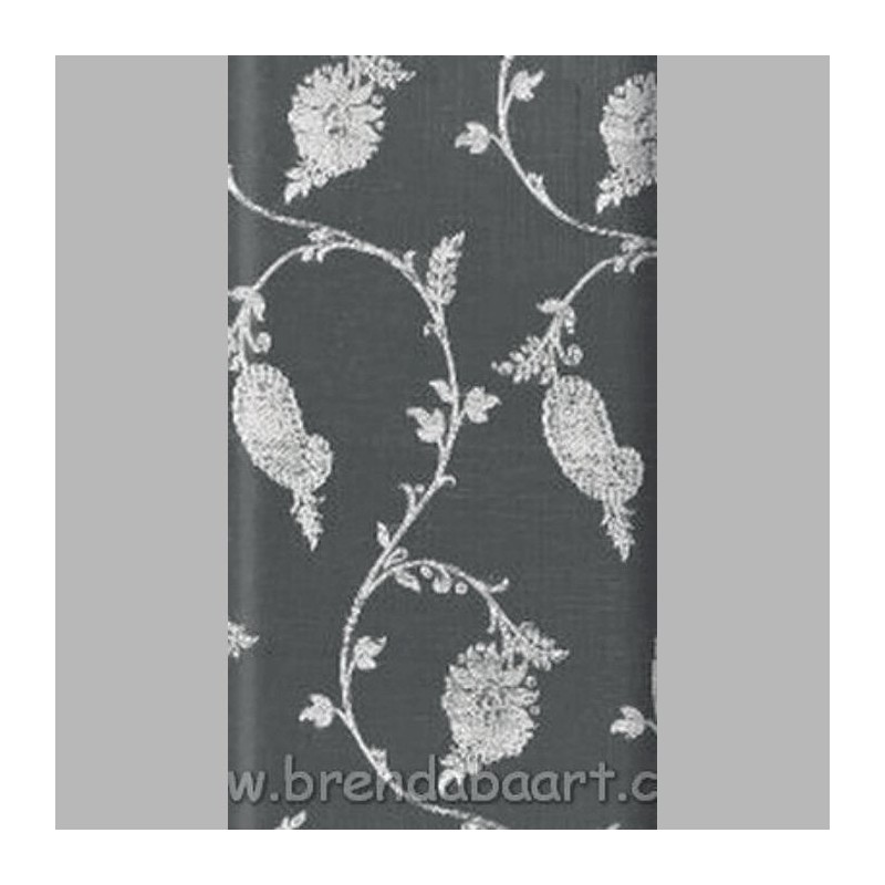 Papieren Tafelkleed Paisley Cornwall Black – 138 × 220 cm