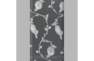 Papieren Tafelkleed Paisley Cornwall Black – 138 × 220 cm